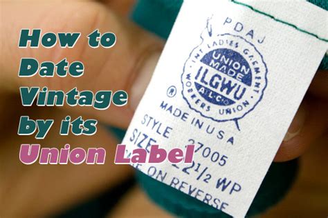 dating union made labels